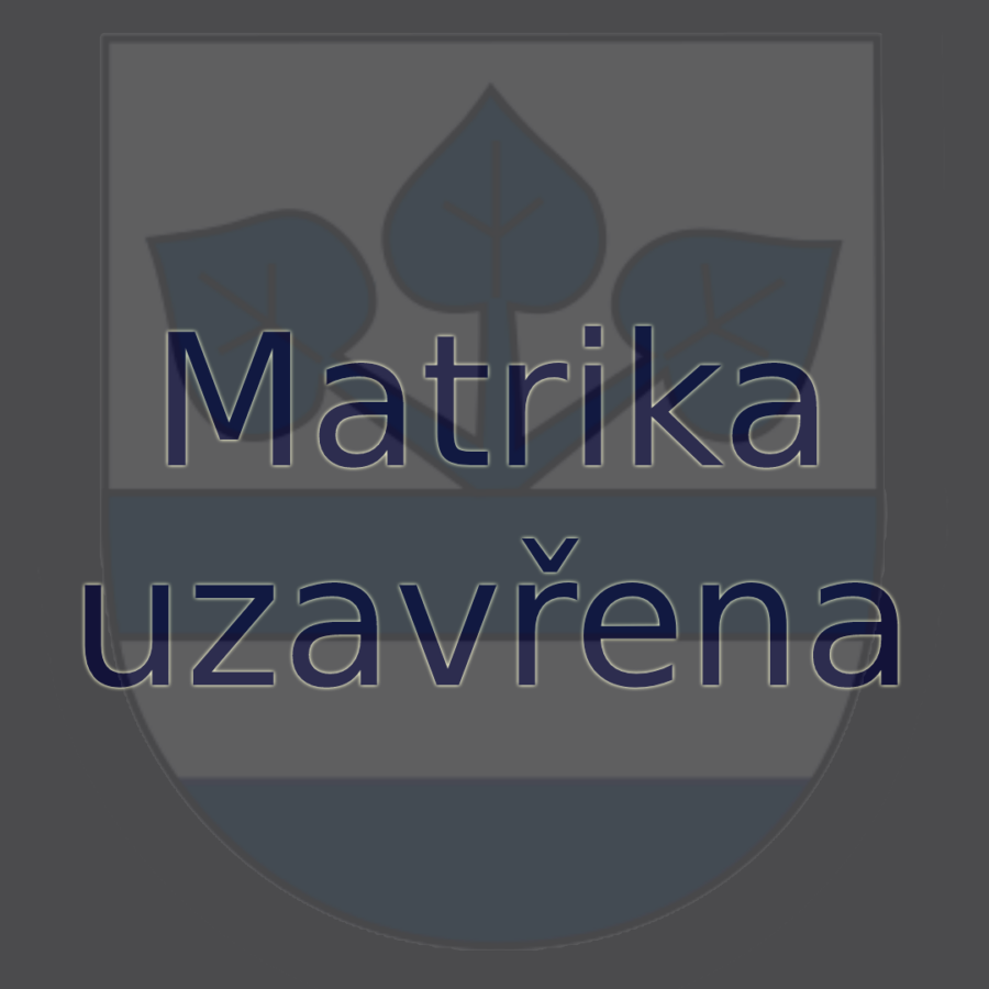Matrika uzavřena