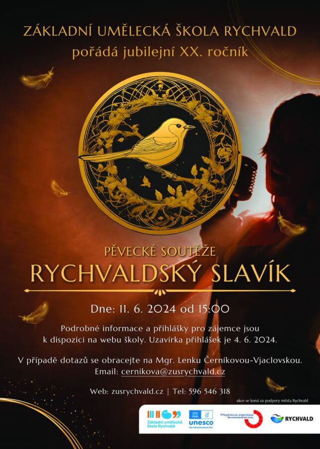 Plakát Rychvaldský slavík 2024