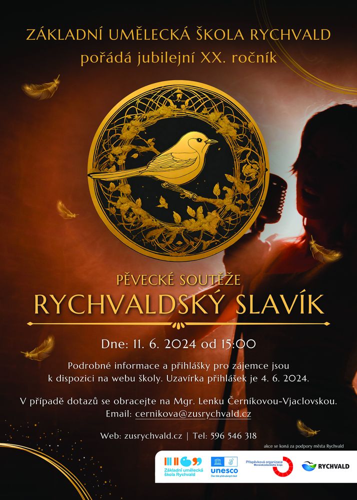 Plakát Rychvaldský slavík 2024