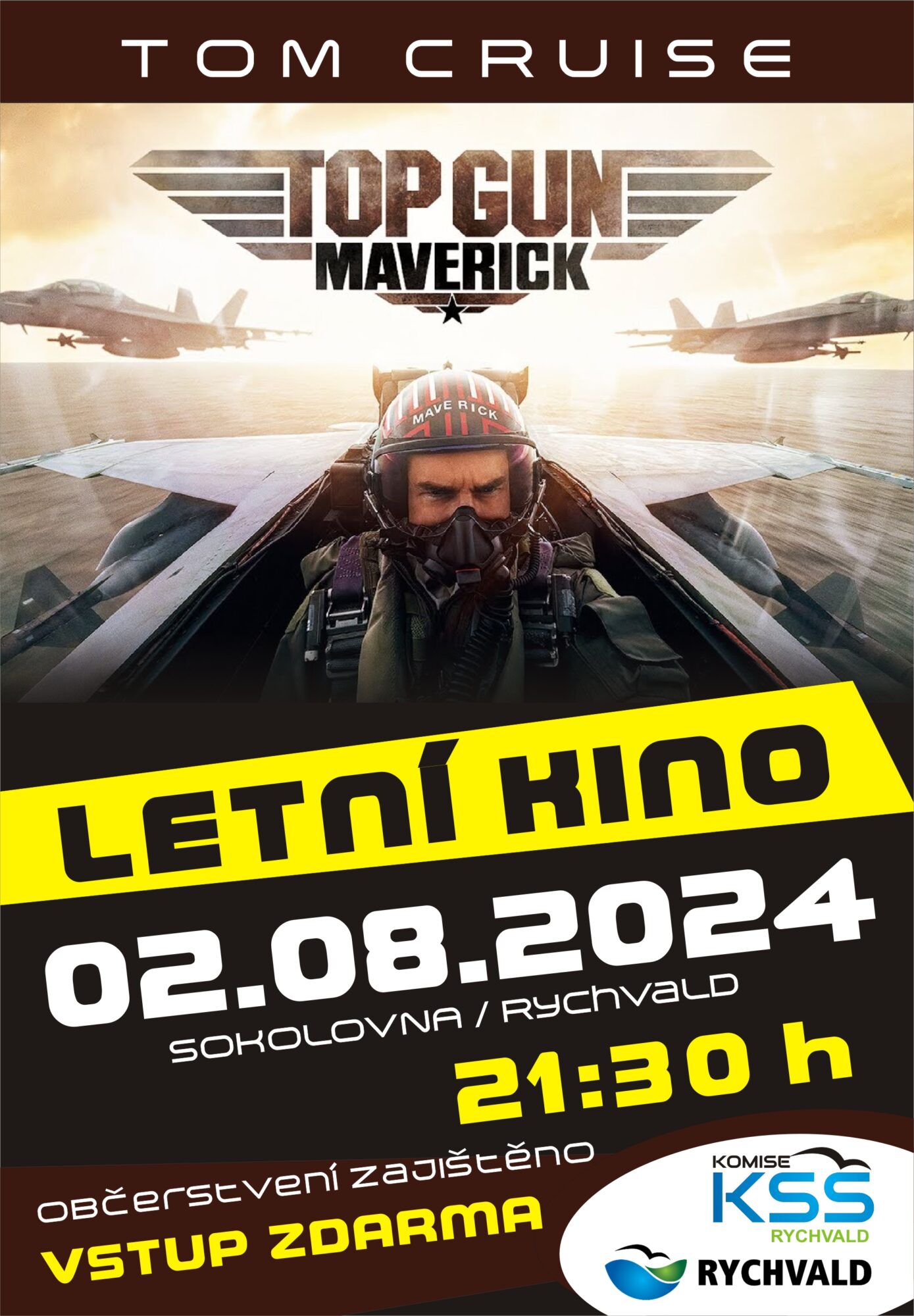 Letní kino Top gun Maverick