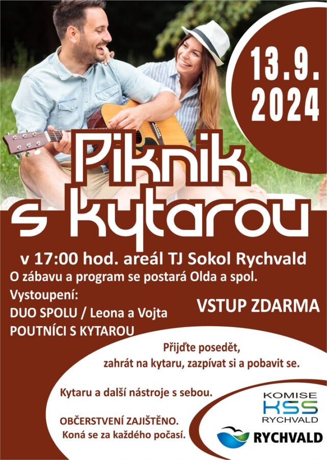 Piknik s kytarou - plakátek