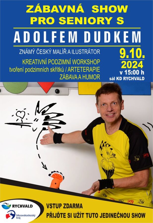 Show pro seniory s Dudkem - plakátek