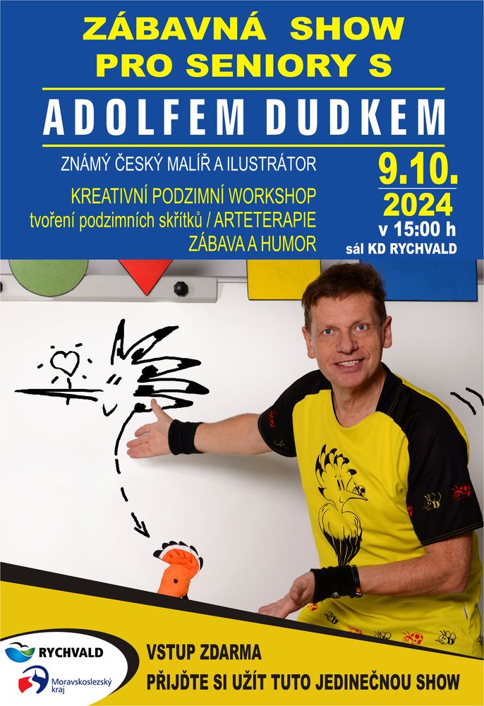 Show pro seniory s Dudkem - plakátek