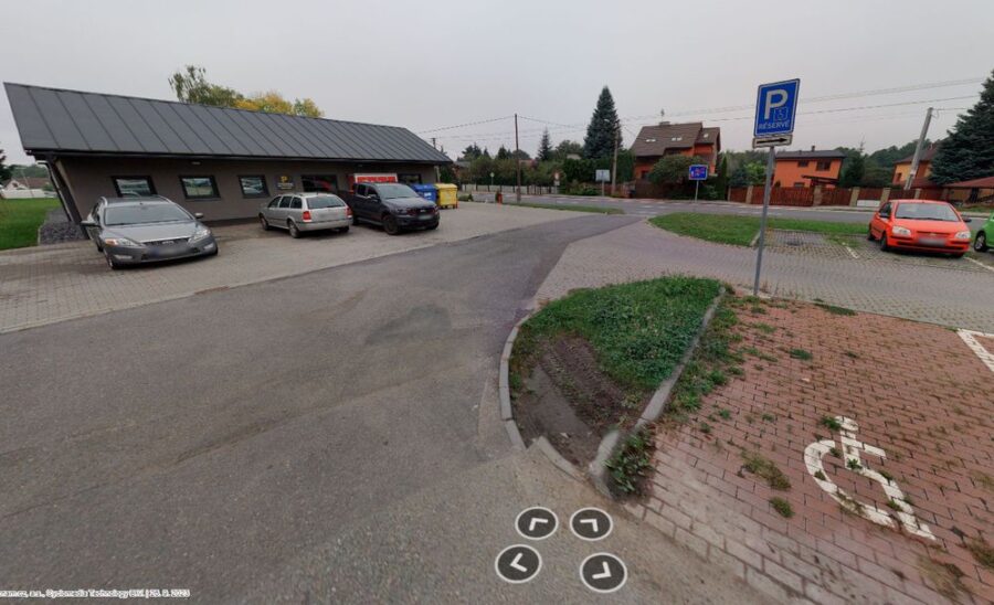 Místo, kterého se týká začátek prací při vjezdu na parkoviště
