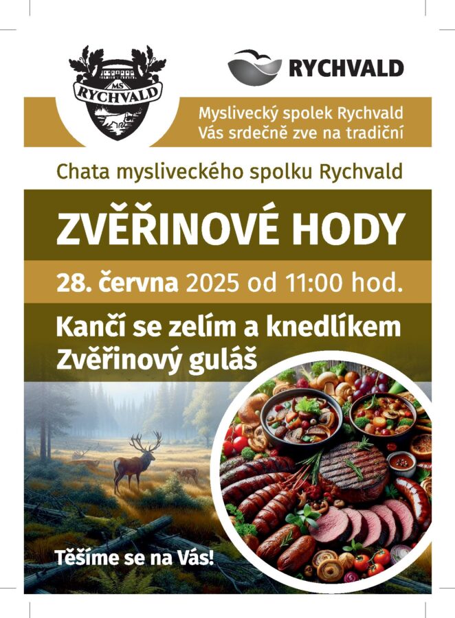 leták - zvěřinové hody