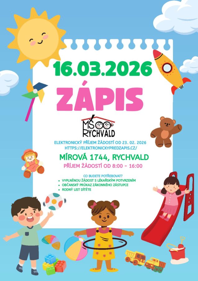 Leták - zápis do MŠ 2026